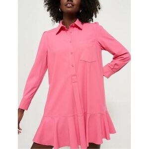 Tuckernuck Pink Callahan Long Sleeve Dress